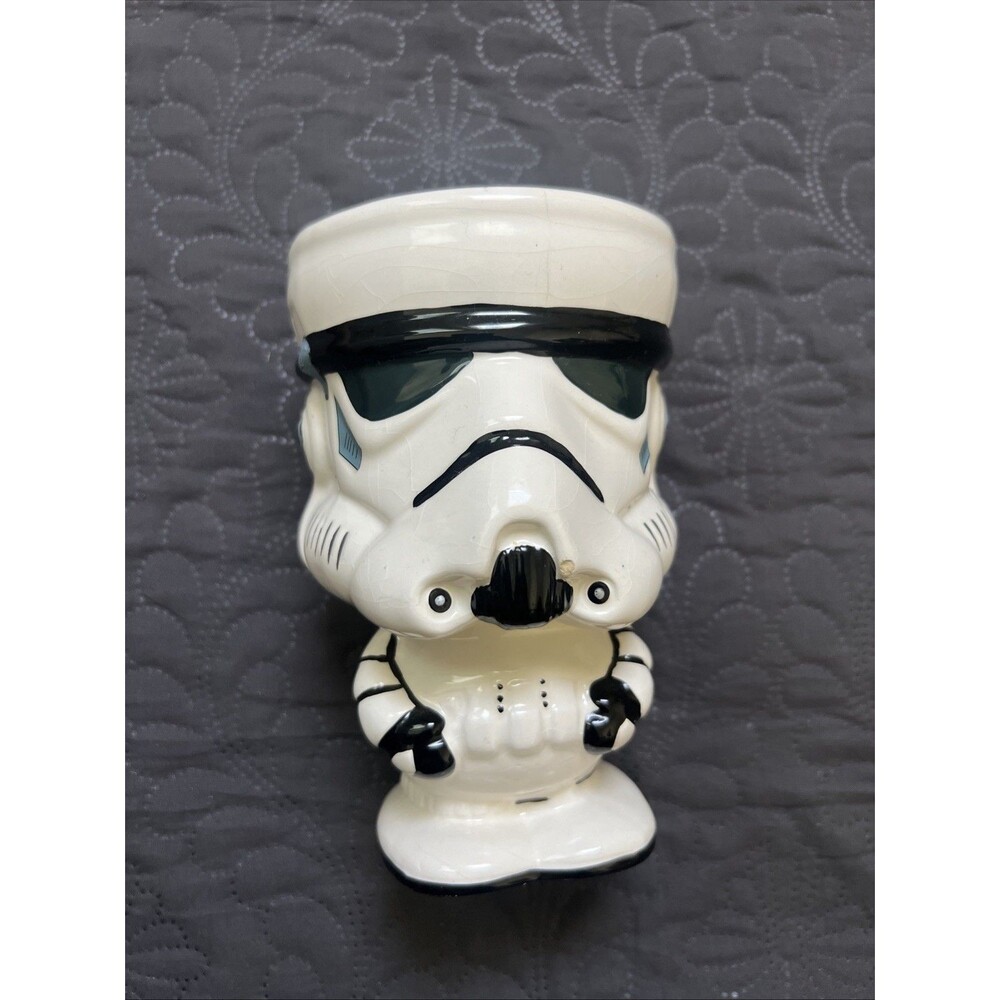 Retired Star Wars Galerie Storm Trooper Coffee Mug/Planter Full Body Cup Goblet